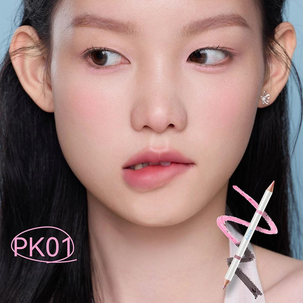 AZTK Smart Makeup Pencil PK01 Peach Pink Dual-End Makeup Pencil