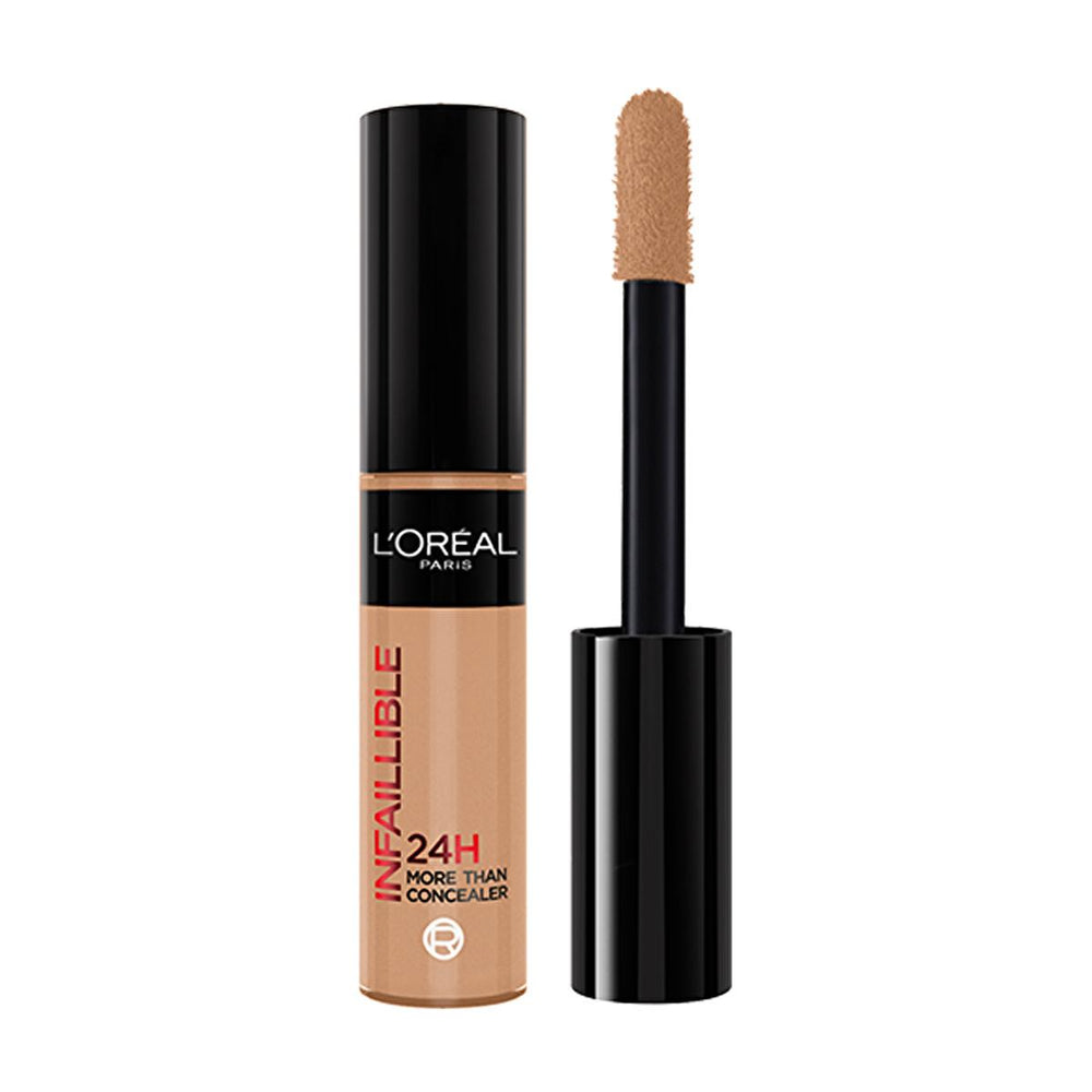 Loreal Paris Infaillible 24H Long-Lasting Concealer for Full Face Coverage - Waterproof & High Coverage Makeup - Concealer