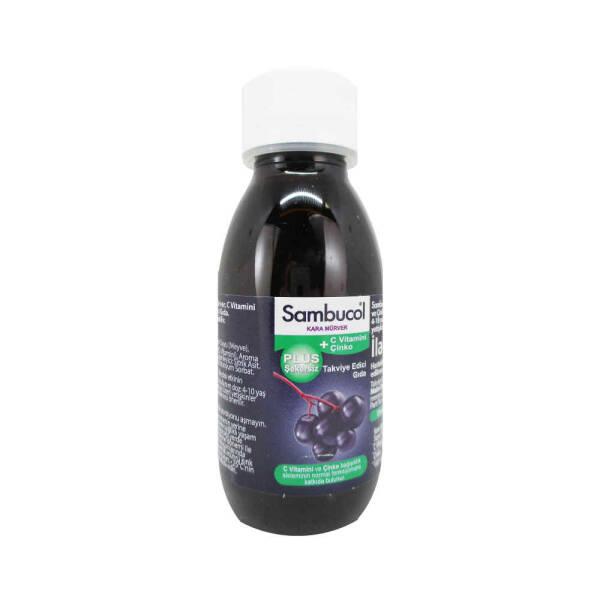 Sambucol Elderberry Syrup Plus Sugar-Free 4.06 fl oz - Immune System Support with Vitamin C & Zinc Sambucol Elderberry Syrup Plus - Sugar-Free Immune Support elderberry syrup, sugar-free dietary supplement, immune system support, vitamin C supplement, zinc supplement, natural health products, dietary supplements, health and wellness, flu prevention, cold relief, family health, natural immune booster