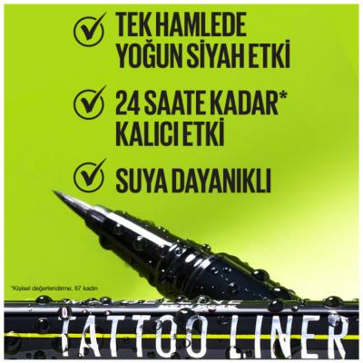 Maybelline New York Matte Black Tattoo Liner Ink Pen - Waterproof & Long Lasting Eyeliner for Precise Application Maybelline New York Matte Black Eyeliner Pen - Waterproof & Long Lasting Matte Black Eyeliner, Tattoo Liner Ink Pen, Waterproof Eyeliner, Maybelline New York Eyeliner, Long Lasting Eyeliner, Eyeliner Pen, Precise Eyeliner, Dramatic Eye Looks, Smudge-Proof Makeup, Easy Application Makeup, Cosmetics, Makeup Essentials, Eye Makeup, Beauty Products
