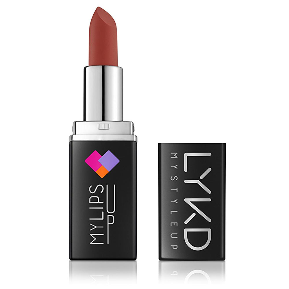 LYKD Matte Lipstick 169 Hot Rust - Long-Lasting, Non-Drying, Bold Lip Makeup - Lipstick