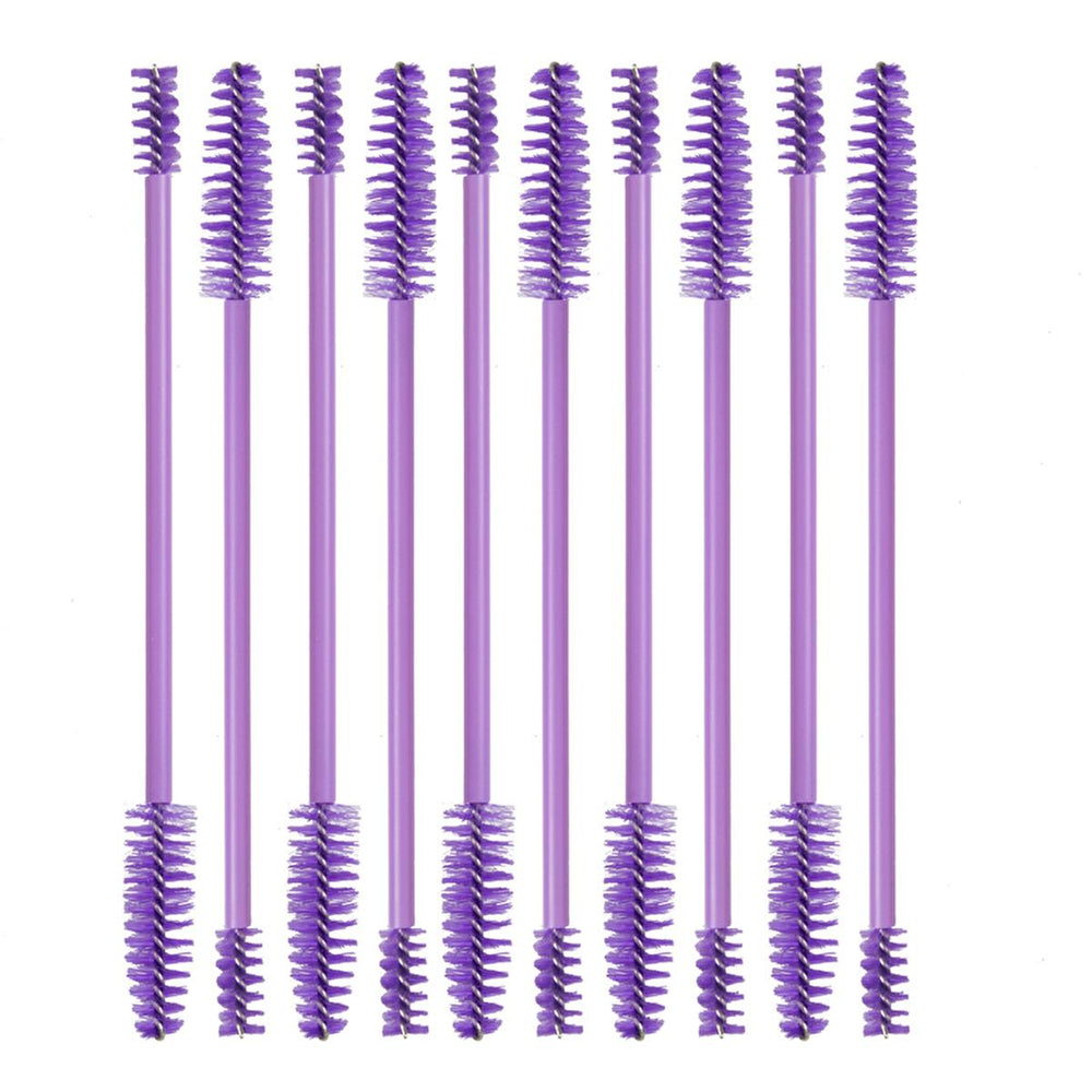 Nascita Makeup Brush Set - 10 Piece High-Quality Cosmetic Brushes with Mascara Brush for Enhanced Eyelash Makeup - Mascara