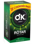 Okey Rštar Condoms, 20 Count - Latex Contraception for Safe Sex Practices - image 4