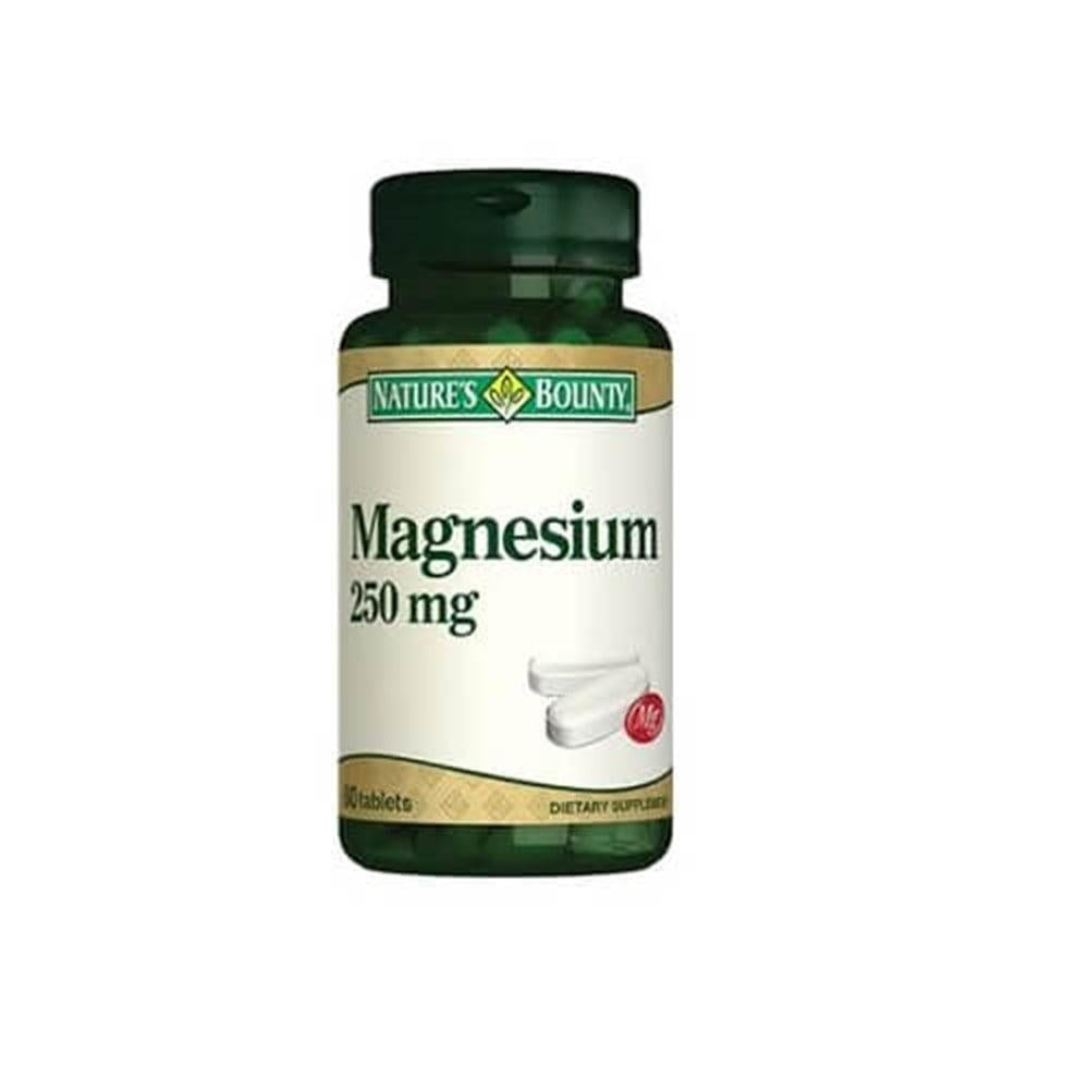 Nature's Bounty Magnesium Supplement 250 mg - 60 Tablets for Overall Health & Wellness Nature's Bounty Magnesium 250 mg - 60 Tablets for Health Magnesium Supplement, Nature's Bounty Magnesium, Magnesium Oxide Tablets, Dietary Supplement for Adults, Magnesium 250 mg, Health Supplements, Wellness Products, Nutrition Supplements, Magnesium Deficiency, Muscle Cramps Relief, Energy Boost, Overall Health & Wellness