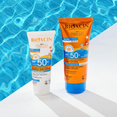 Bioxcin Children's Sunscreen Lotion SPF 50+ - Hypoallergenic, Paraben-Free, Water Resistant - 6.76 fl oz Bioxcin Kids Sunscreen SPF 50+ - Hypoallergenic & Paraben-Free children's sunscreen, SPF 50+ lotion, hypoallergenic sun care, zinc oxide sunscreen, paraben-free sun protection, kids sunblock, sensitive skin sunscreen, non-comedogenic sunscreen, fragrance-free sunscreen, water resistant sunscreen, outdoor protection for kids