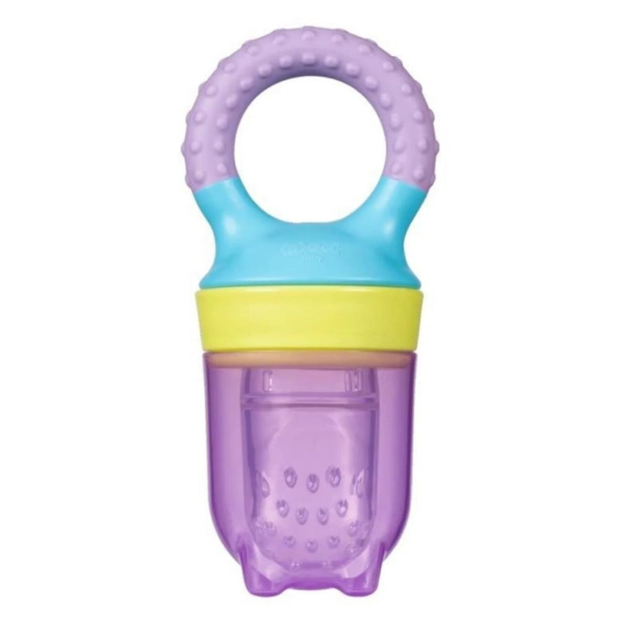 Wee Baby Silicone Fruit Feeder for Safe Self-Feeding 6+ Months Purple