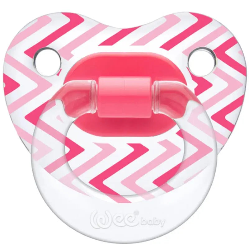 Weebaby Orthodontic Silicone Pacifier Pink 0-6 Months