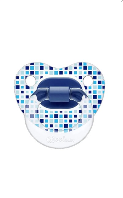 Wee Baby Patterned Orthodontic Pacifier Size 2 6-18 Months