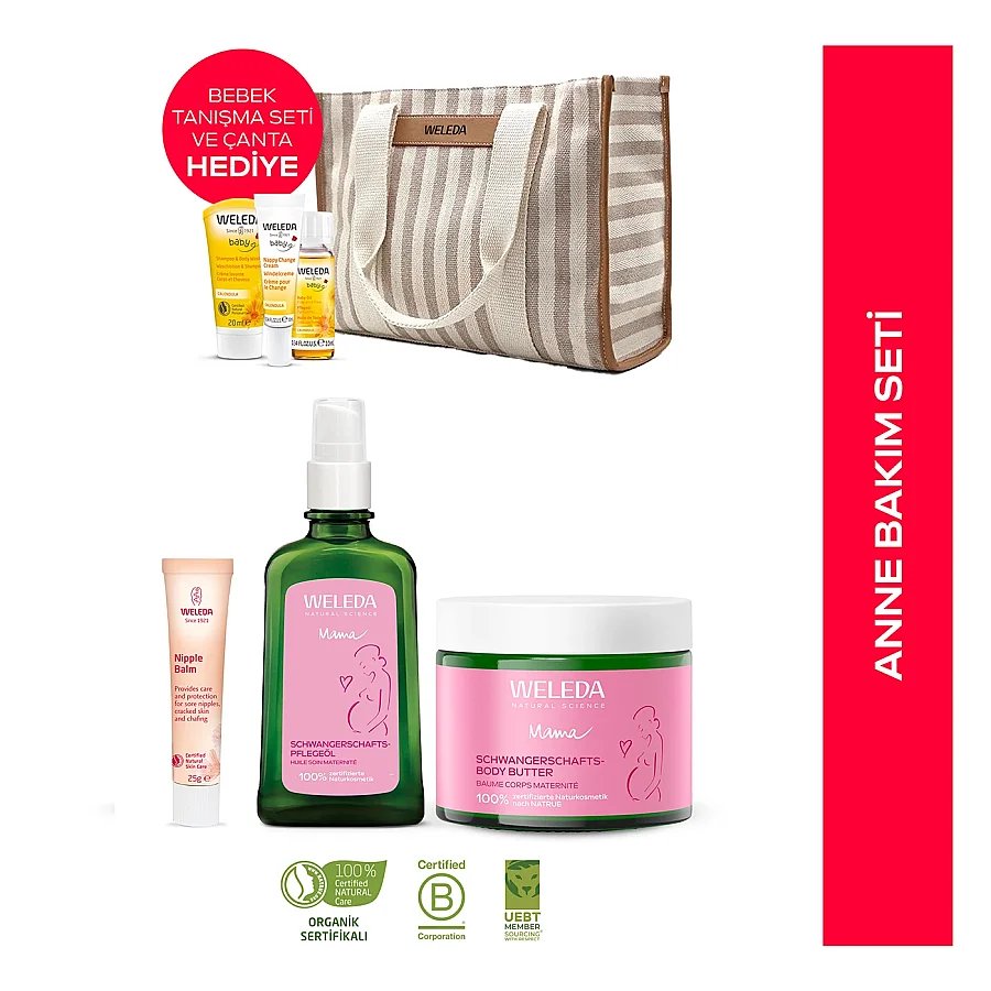 Weleda Mother Care Set - Nourishing Stretch Mark and Nipple Care