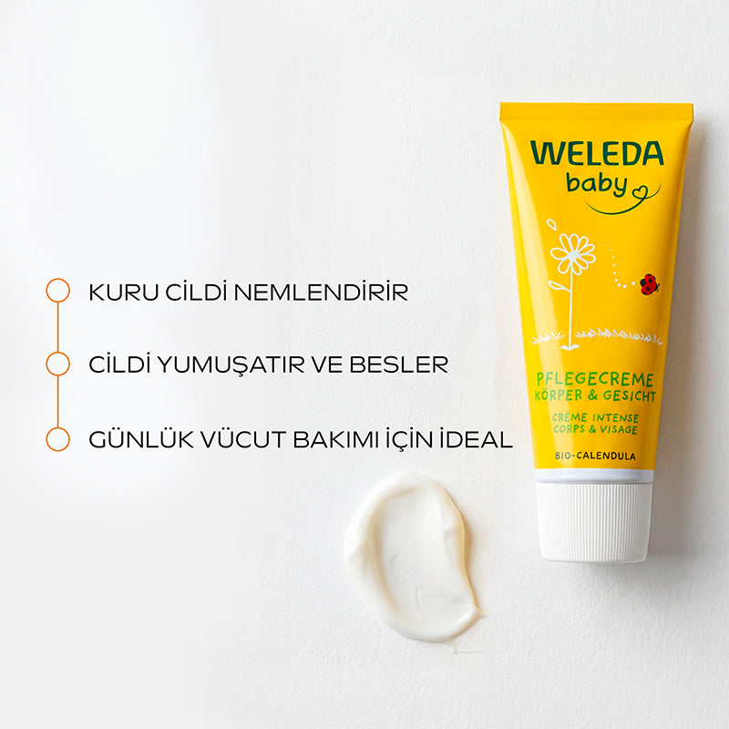 Weleda Baby Calendula Body Cream Moisturizing Care 75 ml