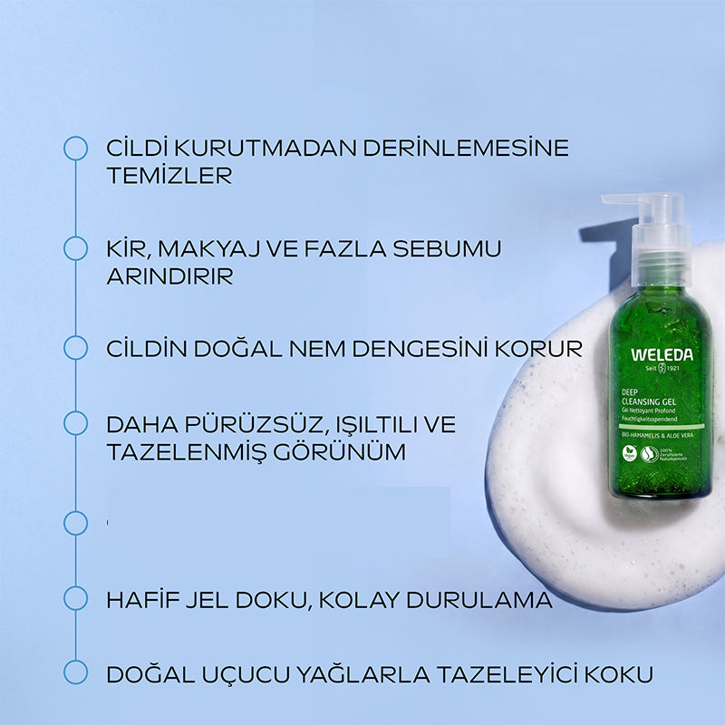 Weleda Deep Cleansing Gel for Normal to Combination Skin 150 ml