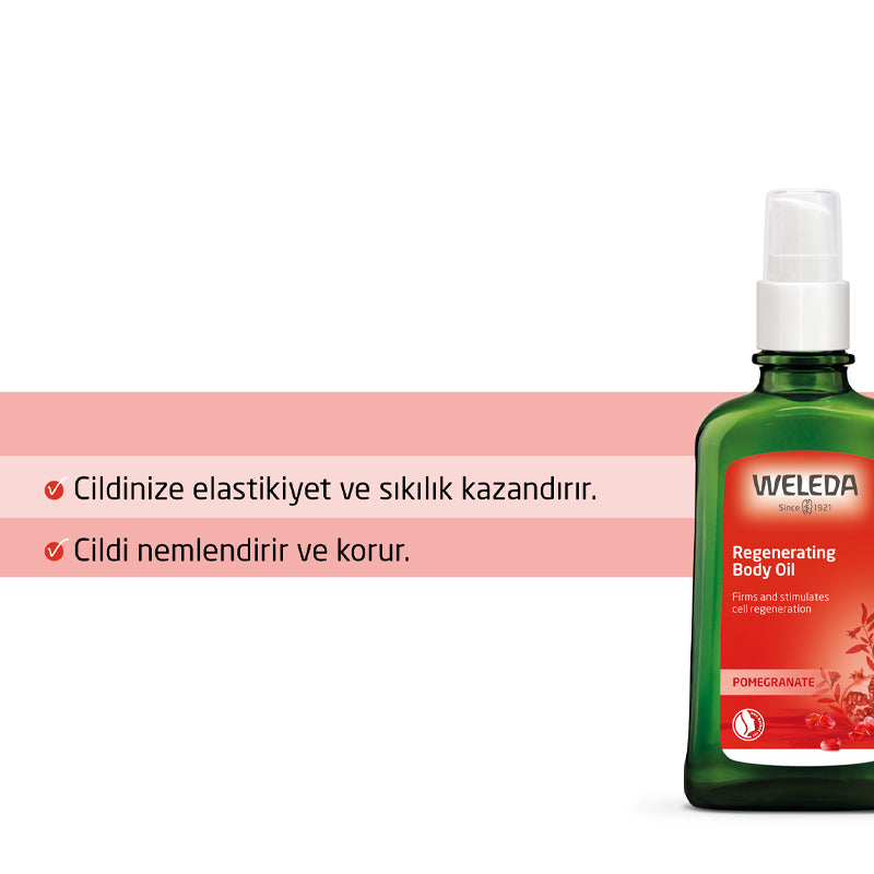 Weleda Pomegranate Regenerating Body Oil for Radiant Skin 100 ml