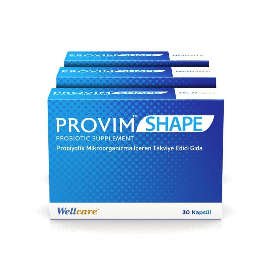 Wellcare Provim Shape Probiotic Supplement 30 Capsules