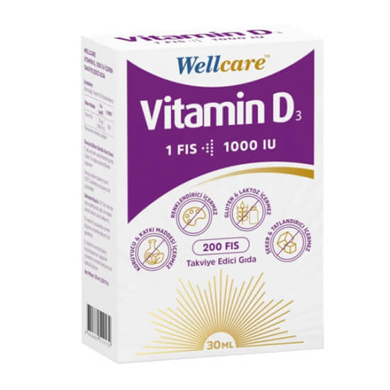 Wellcare Vitamin D3 1000 IU Oral Spray 30 ml
