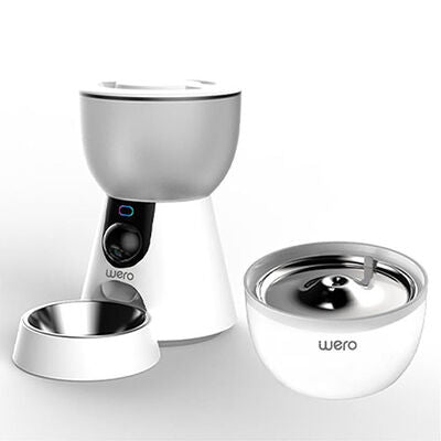 Wero 2-in-1 Smart Pet Feeder & Waterer with HD Camera 4L