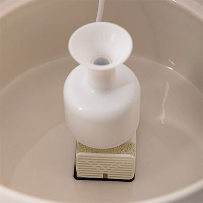 Wero Ceramic Automatic Pet Water Fountain Quiet Flow White 2L