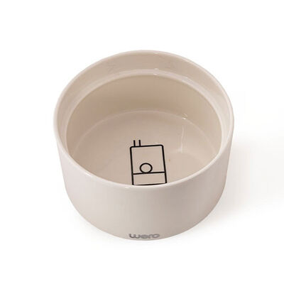 Wero Ceramic Automatic Pet Water Fountain Quiet Flow White 2L