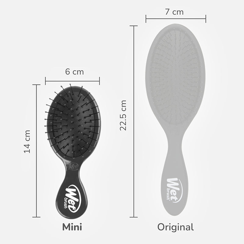 Wet Brush Mini Detangler Detangling Hair Brush Black