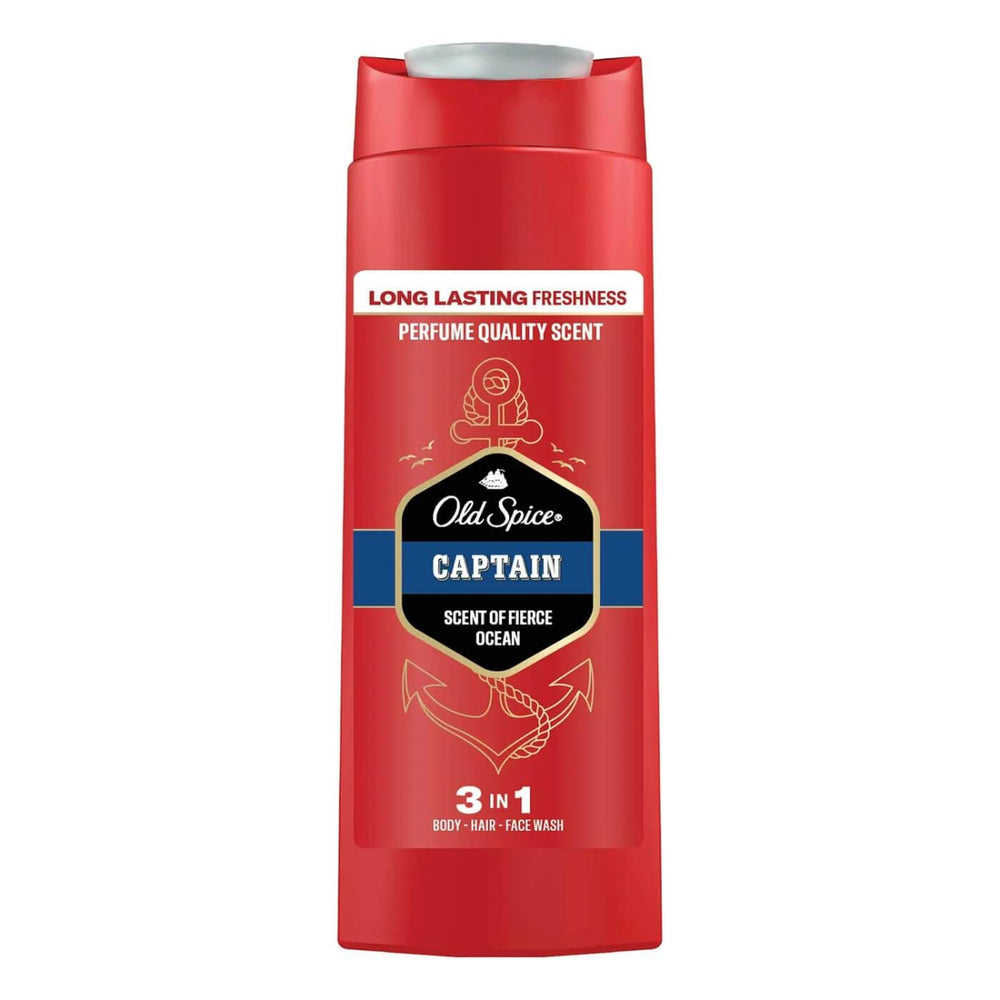 Old Spice Captain Shower Gel for Long-Lasting Freshness 90ml