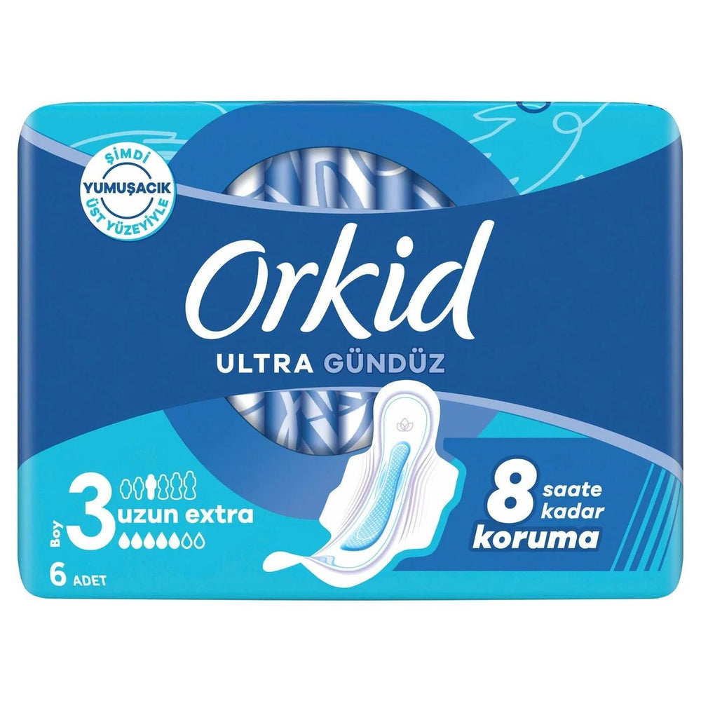 Orkid Ultra Extra Long Sanitary Pads Size 3 6-Pack