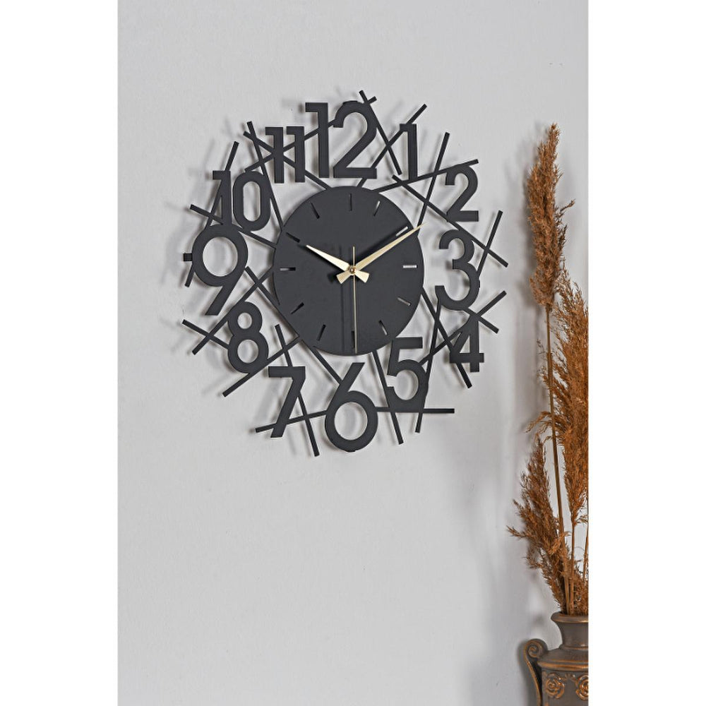 Muyika 41x41cm Modern Metal Silent Wall Clock - Large Decorative Timepiece for Home - view 6