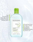 Bioderma Sebium H2O Micellar Water for Oily and Acne-Prone Skin - Gentle Makeup Remover & Cleanser, Dermatologically Tested, 16.91 fl oz Bioderma Sebium H2O Micellar Water - Gentle Makeup Remover for Oily Skin Micellar water for oily skin, Acne-prone skin care, Makeup remover for sensitive skin, Gentle skin cleanser, Dermatologically tested skincare, Bioderma Sebium H2O, Oily skin solutions, Acne control, Non-comedogenic, Hypoallergenic, Alcohol-free, Skincare for sensitive skin, Makeup removal, Daily clean
