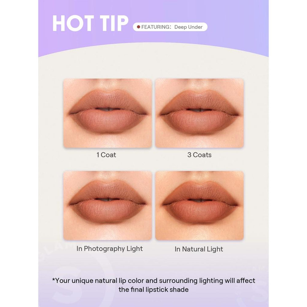 Sheglam Starlight Velvet Lipstick 110 Beach Babe Matte Lip