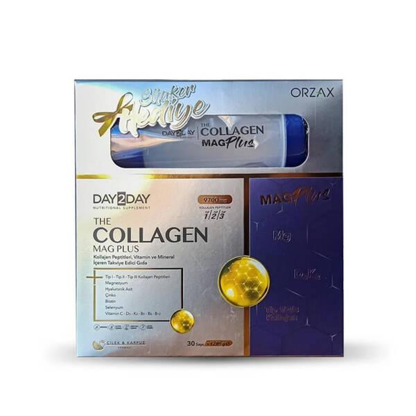 Day2Day Collagen Mag Plus 30 Sachets - Anti-Aging Collagen Peptides Powder with Vitamins & Minerals for Skin & Joint Health Day2Day Collagen Mag Plus - Anti-Aging Collagen Supplement collagen supplement, vitamin and mineral complex, anti-aging supplement, hyaluronic acid supplement, collagen peptides powder, strawberry flavored supplement, watermelon flavored collagen, skin health supplement, joint health support, health and wellness, beauty supplement, fitness supplement, dietary supplement