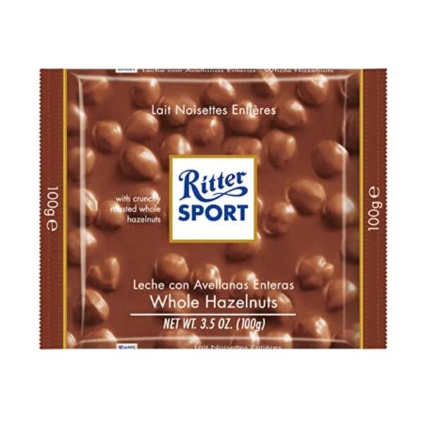 Ritter Sport Hazelnut Chocolate Bar - 100g Rich Flavor & Crunchy Texture Ritter Sport 100g Hazelnut Chocolate Bar Ritter Sport Chocolate, Hazelnut Chocolate Bar, 100g Chocolate, Tablet Çikolata, Fındıklı Çikolata, Chocolate Lovers, Nutty Flavors, Convenient Snacks, Ritter Sport, Chocolate Bars, Hazelnut, Gift Ideas, Snack Time