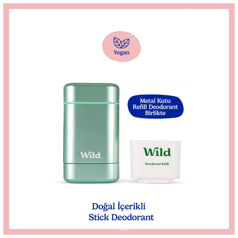 Wild Fresh Cotton & Sea Salt Refillable Deodorant 40g