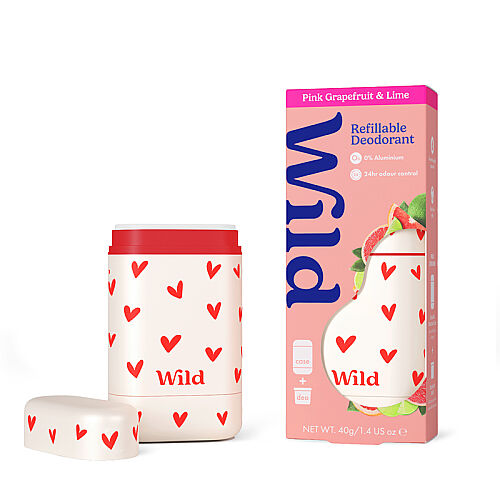 Wild Pink Grapefruit & Lime Natural Refillable Deodorant 40g