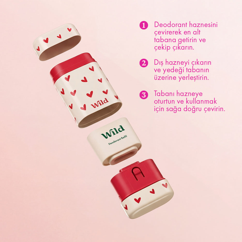 Wild Pink Grapefruit & Lime Natural Refillable Deodorant 40g