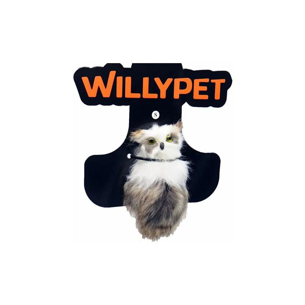 Willypet Grey Tail Owl Cat Toy for Interactive Play