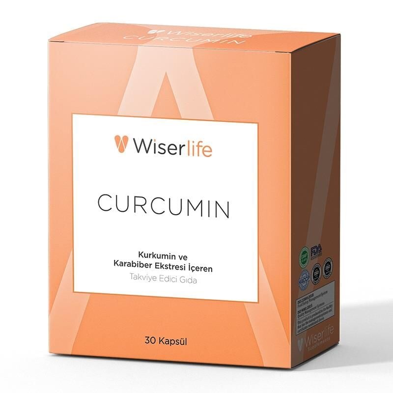 Wiserlife Curcumin 635mg High Absorption Supplement 30 Capsules