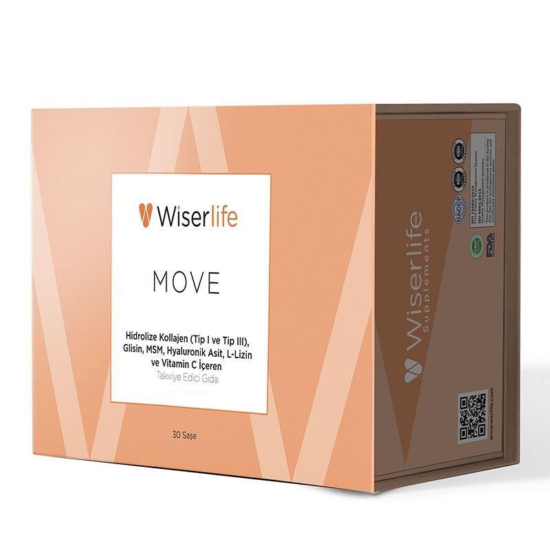 Wiserlife Move Collagen & Glucosamine Complex 30 Sachets