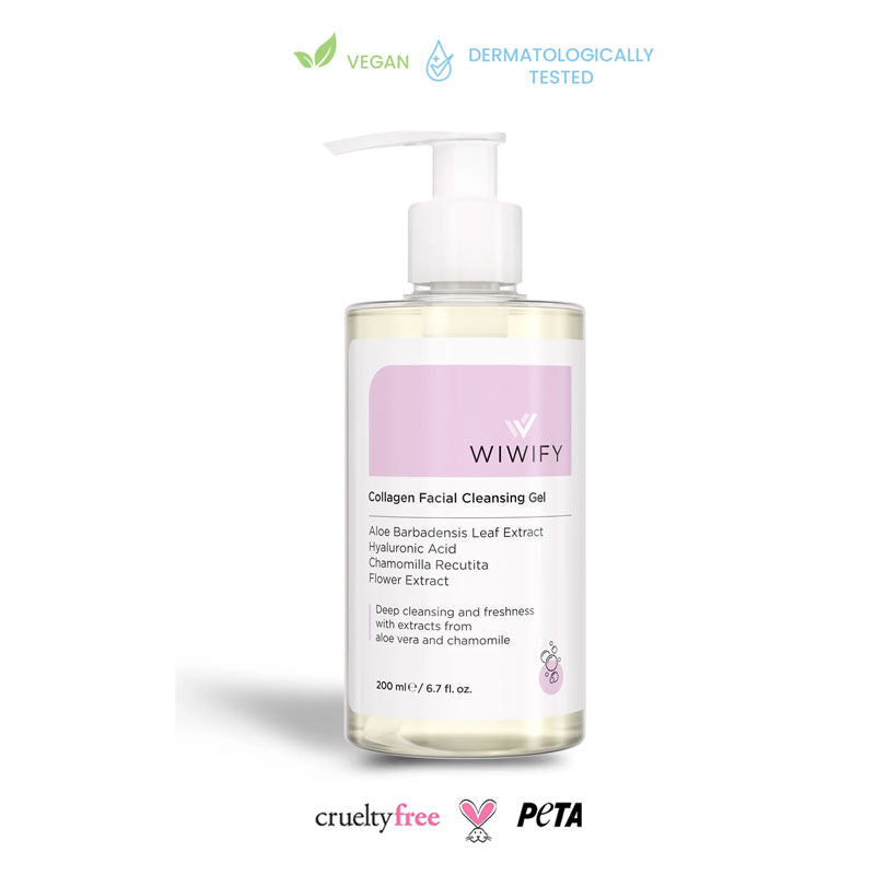 Wiwify Aloe Vera &amp; Chamomile Purifying Cleansing Gel 200 ml