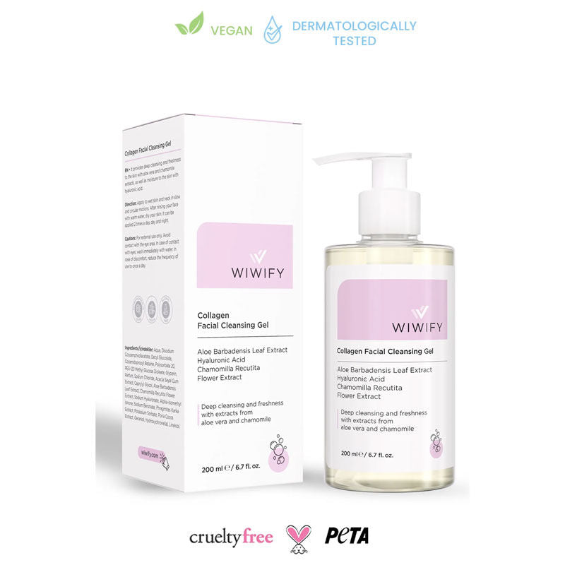 Wiwify Aloe Vera &amp; Chamomile Purifying Cleansing Gel 200 ml