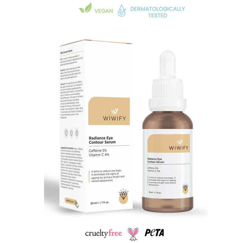Wiwify Brightening Eye Contour Serum with Caffeine &amp; Vitamin C 30 ml