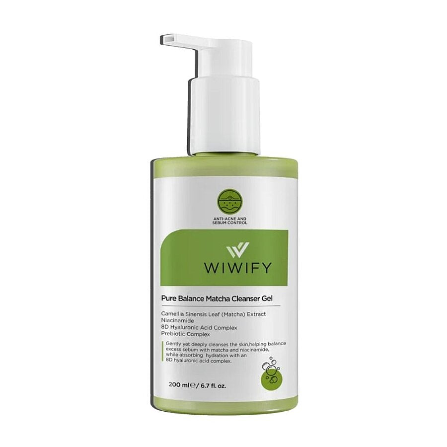 Wiwify Pure Balance Sebum Balancing Face Wash Gel 200 ml
