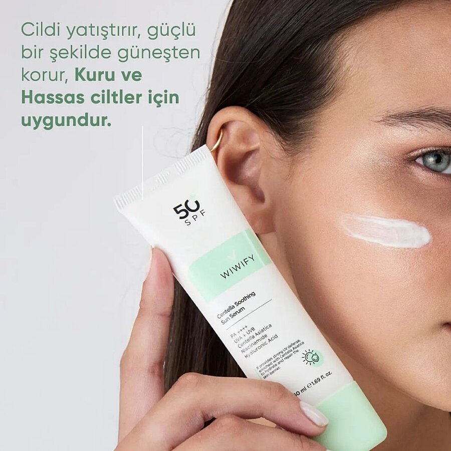 Wiwify Centella Soothing Sun Serum SPF 50+ PA++++ 50ml