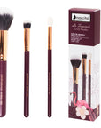 Nascita Tropicale 3-Piece Makeup Brush Set - Professional Quality Brushes for Flawless Makeup Application - view 2