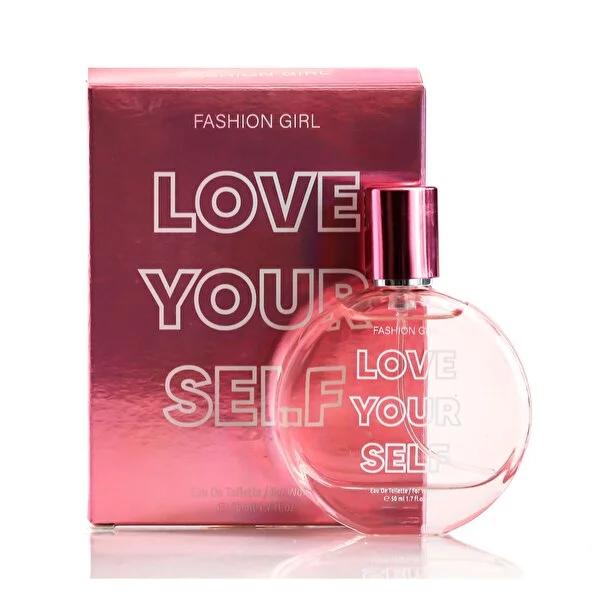 Fashion Girl Love Yourself EDT Perfume for Women - 50ml Floral Fragrance, Travel Size Fashion Girl Love Yourself EDT Perfume for Women Fashion Perfume, Women's Fragrance, EDT, Floral Scent, Travel Size Perfume, Daily Fragrance, Perfume for Women, Floral Fragrance, Compact Perfume, Elegant Fragrance, Fresh Fragrance, Feminine Scent