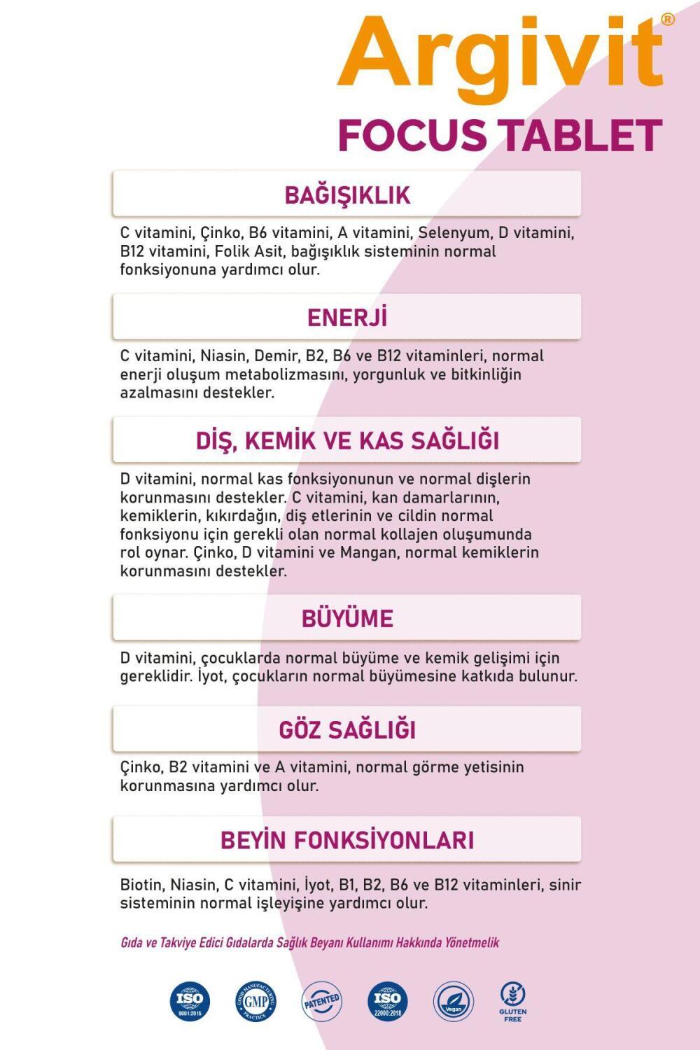 Argivit Focus 30 Tablet - Cognitive Boost | 30 Tablets