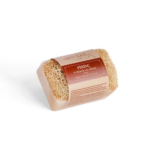 Sincere Rice & Loofah Exfoliating Soap Bar - 120g Natural Turkish Beauty Secret - Gentle Skin Cleansing, Smooth Skin, Natural Exfoliant Sincere Loofah Rice Soap: Natural Exfoliating Beauty Secret Exfoliating soap, Loofah soap, Rice soap, Natural soap, Turkish beauty soap, Kabak lifli sabun, Pirinç sabunu, Natural exfoliating soap, Skin cleansing soap, Gentle exfoliating soap, Exfoliating bar soap, Loofah bar soap, Rice bar soap, Natural bar soap, Turkish beauty bar soap, Kabak lifli bar sabun, Pirinç bar sa