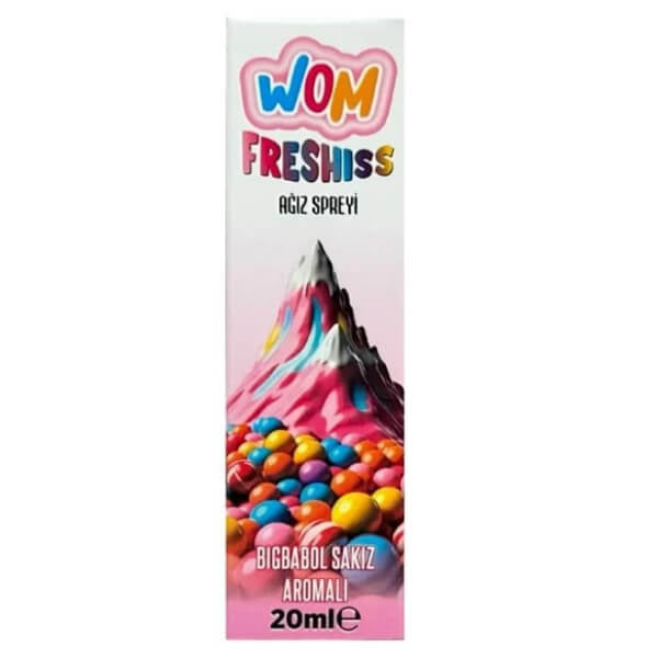 Wom Freshiss Big Babol Bubble Gum Mouth Spray 20 ml