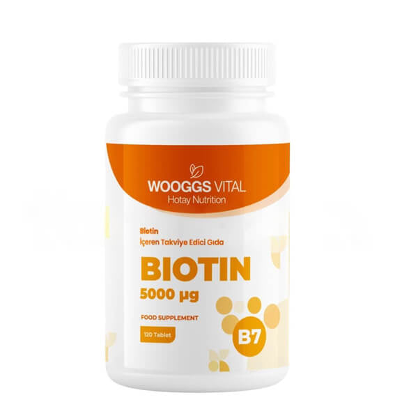 Wooggs Vital Biotin Iteg Dietary Supplement 120 Tablets