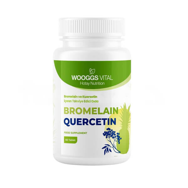 Wooggs Vital Bromelain &amp; Quercetin Dietary Supplement 60 Tablets