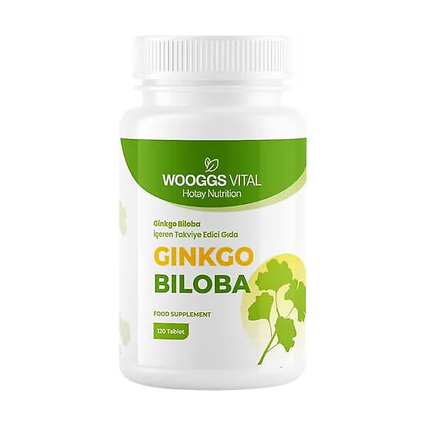 Wooggs Vital Ginkgo Biloba Dietary Supplement 120 Tablets