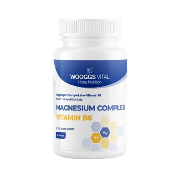 Wooggs Vital Magnesium Complex &amp; Vitamin B6 60 Tablets
