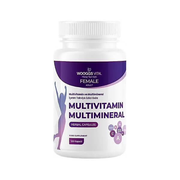 Wooggs Vital Female Multivitamin & Multimineral 120 Capsules